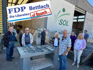 FDP Bettlach «uf Bsuech» bei SOL AG