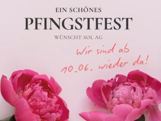 Frohe Pfingsten!