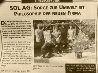 25 ans de SOL SA – Une histoire de famille avec le cœur au jardin