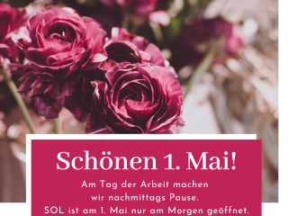 Öffnungszeiten am 1. Mai