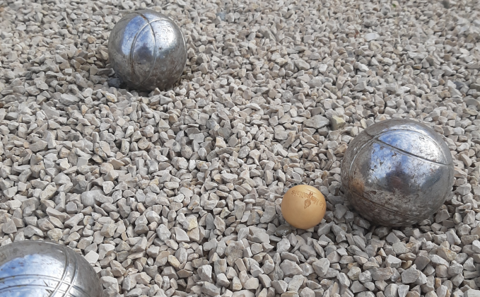 SPLITT FÜR PÉTANQUE / BOULES BAHN