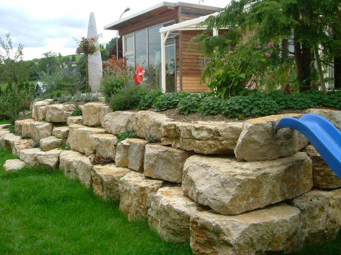 Gestaltungssteine Naturstein Jurakalk Code 110 SOL AG