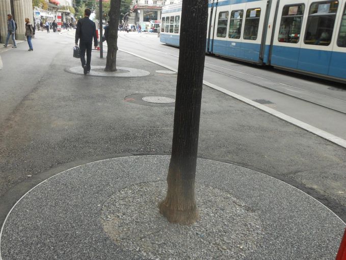 SOL Revêtement sur la Rue de la Gare à Zurich 